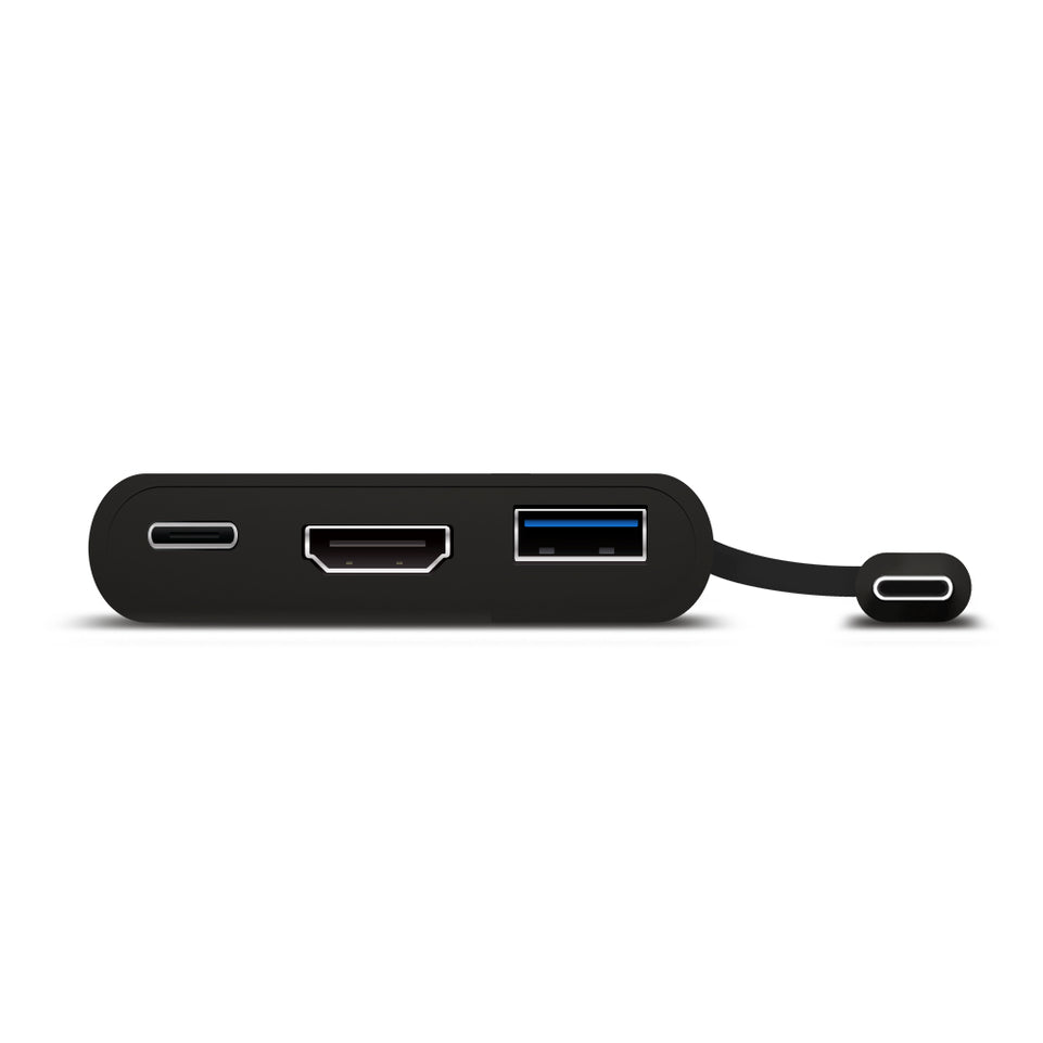 Alogic Adapter USB-C Multiport HDMI/USB3.0/USBC 4K   schwarz