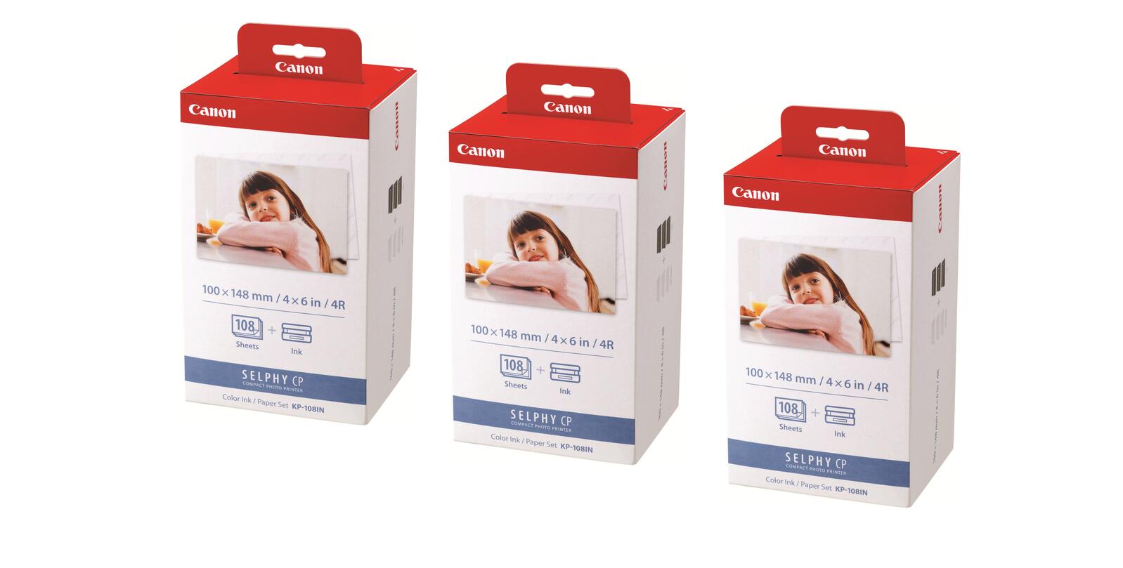Canon Original KP-108IN 3er-Pack Farbbandkassette - cyan, magenta, gelb