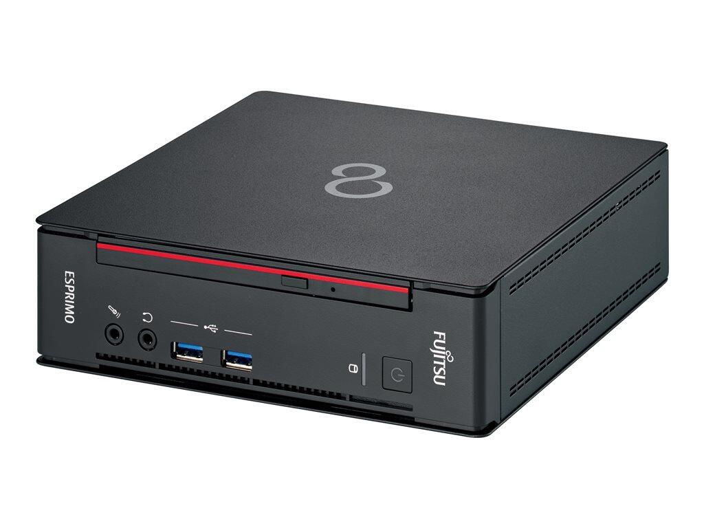 Fujitsu ESPRIMO Q556/2 Mini-PC Intel Core i5-7400T, 8GB RAM, 256B SSD, Intel HD Grafik, Win 10 Pro, DVD-Br