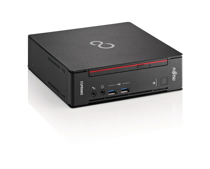 Fujitsu ESPRIMO Q556/2 Mini-PC Intel Core i5-7400T, 8GB RAM, 256B SSD, Intel HD Grafik, Win 10 Pro, DVD-Br