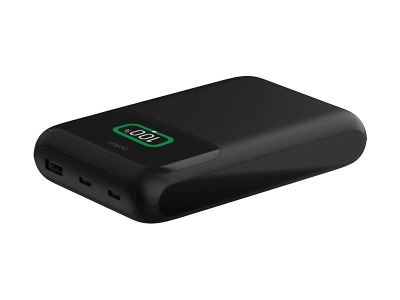 Belkin BoostCharge Pro power bank - 24 pin USB-C USB - 65 Watt Powerbank (Akku) - schwarz - 20000 mAh