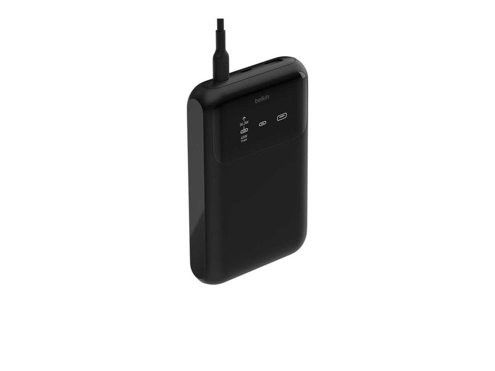 Belkin BoostCharge Pro power bank - 24 pin USB-C USB - 65 Watt Powerbank (Akku) - schwarz - 20000 mAh