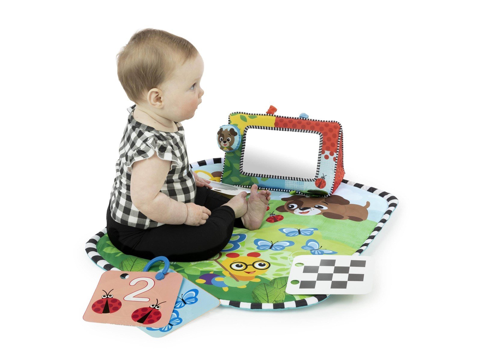 Baby Einstein Discovery Garden™ Tummy Time Mat & Mirror
