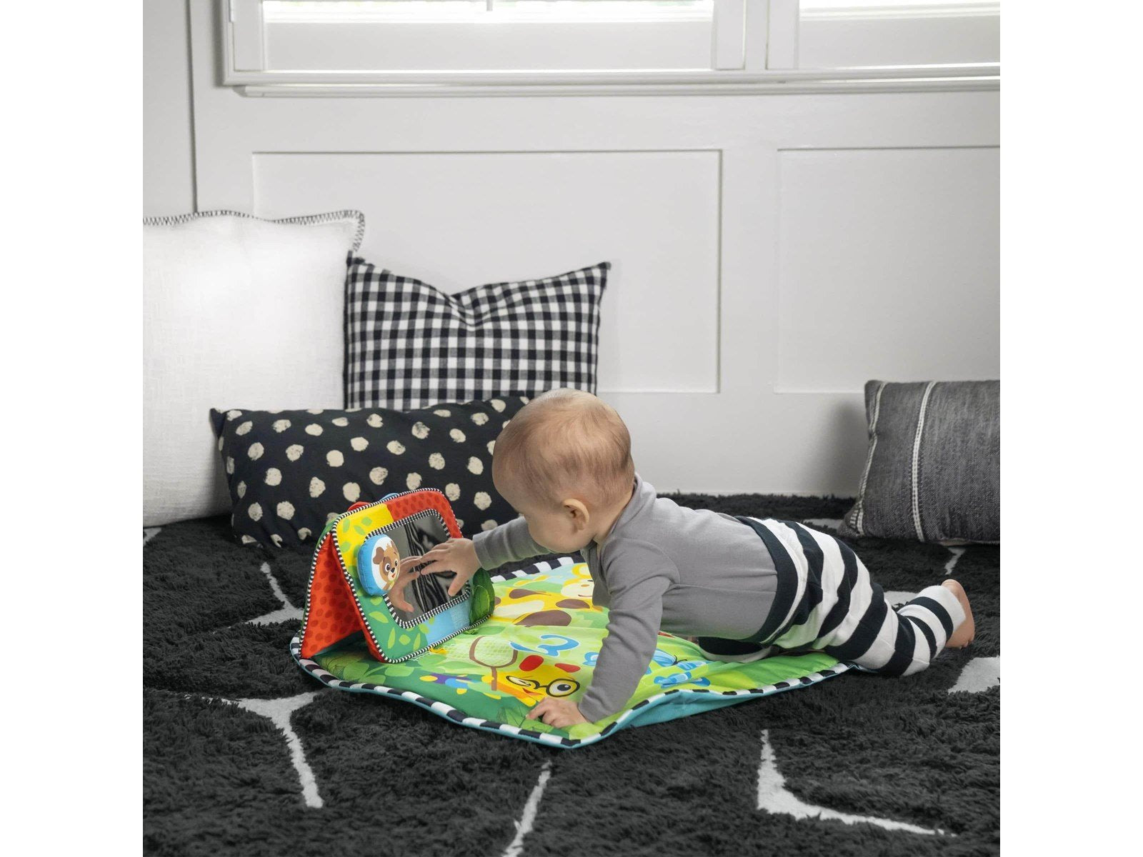 Baby Einstein Discovery Garden™ Tummy Time Mat & Mirror