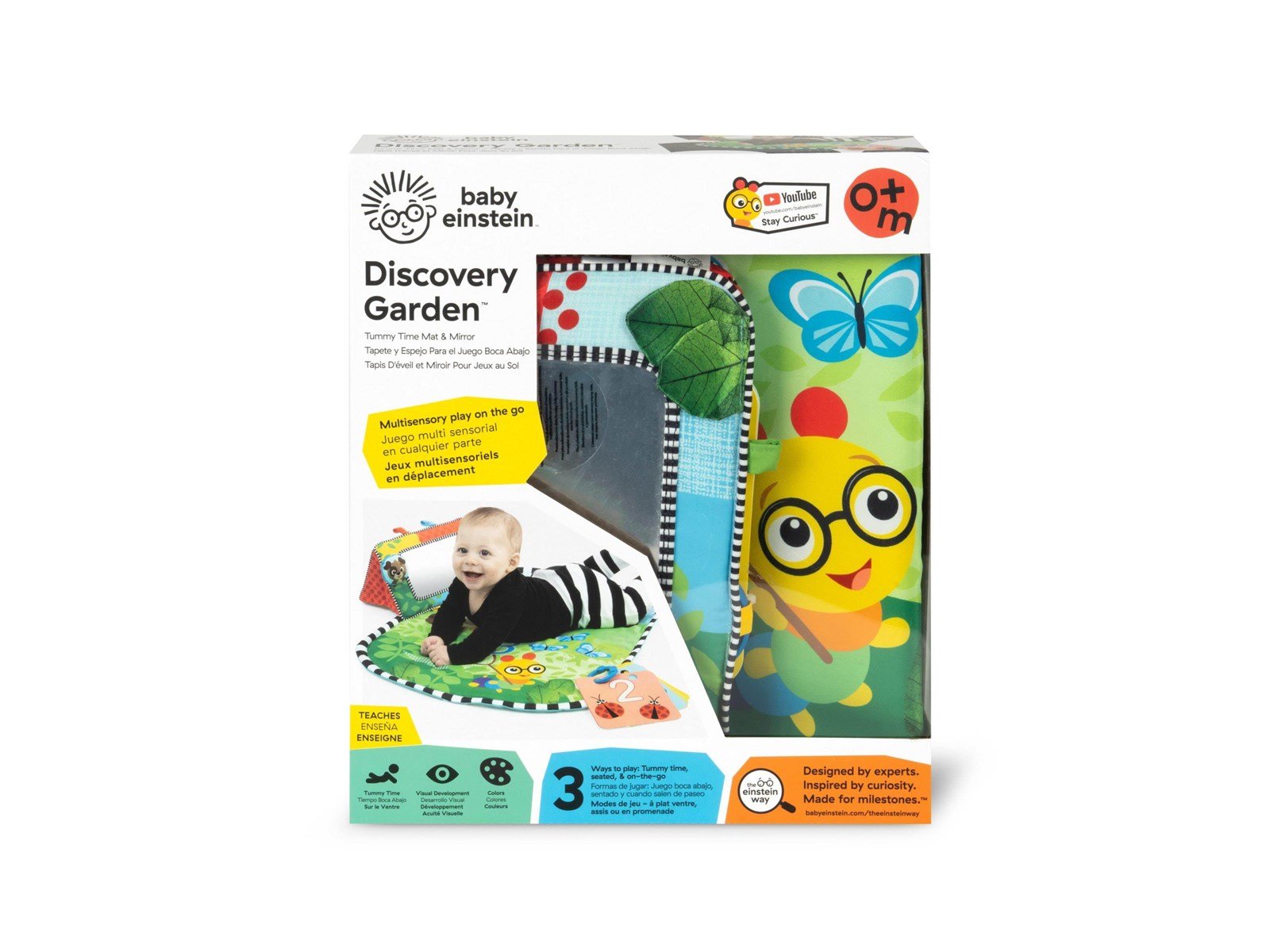 Baby Einstein Discovery Garden™ Tummy Time Mat & Mirror