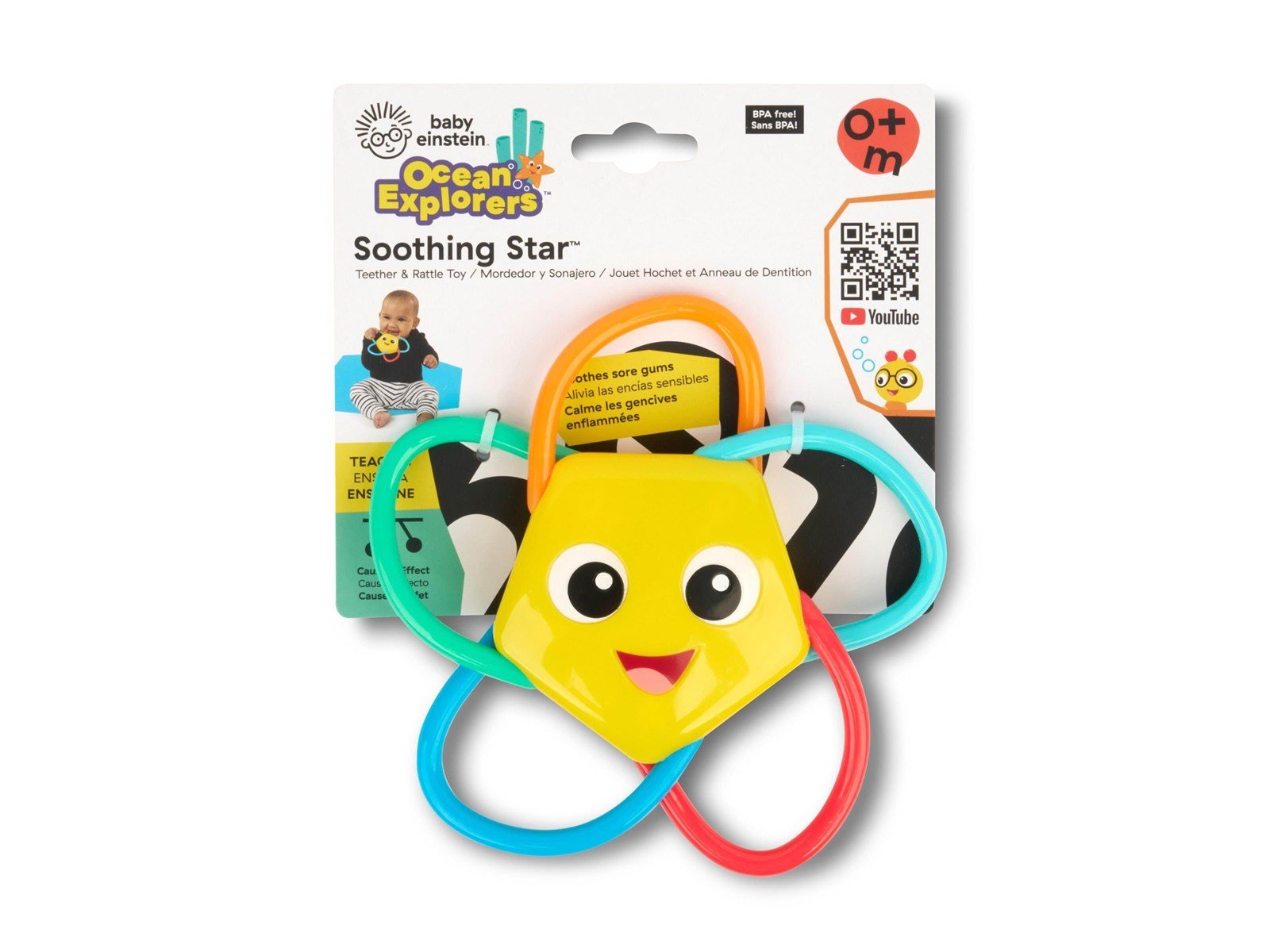 Baby Einstein Soothing Star™ Teether & Rattle Toy