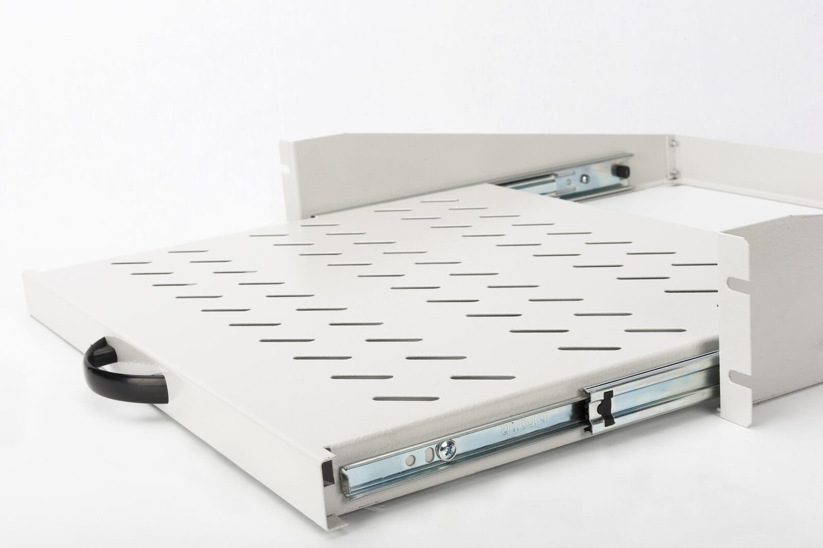 Digitus Fachboden 19'-Schränke ausziehbar ab 450mm Tiefe bis 30kg 2HE RAL7035 grau