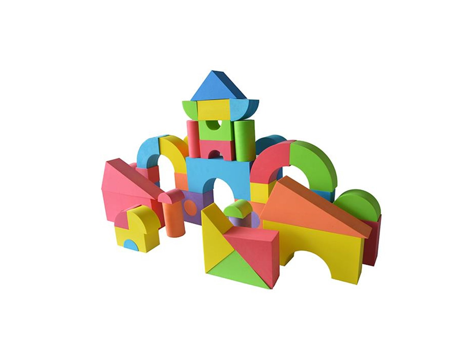 Babytrold Foam Building Bricks - 52 pieces