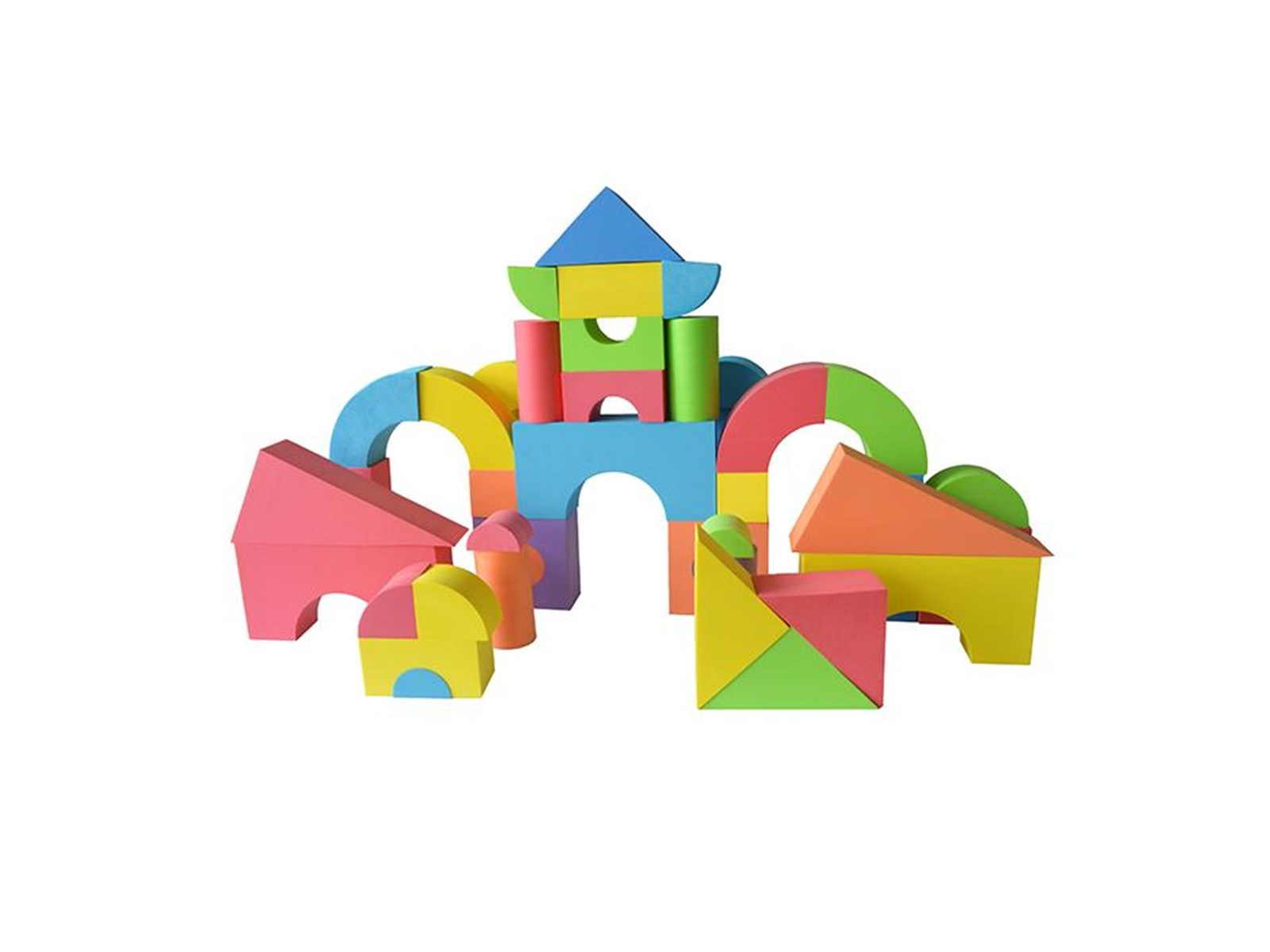 Babytrold Foam Building Bricks - 52 pieces