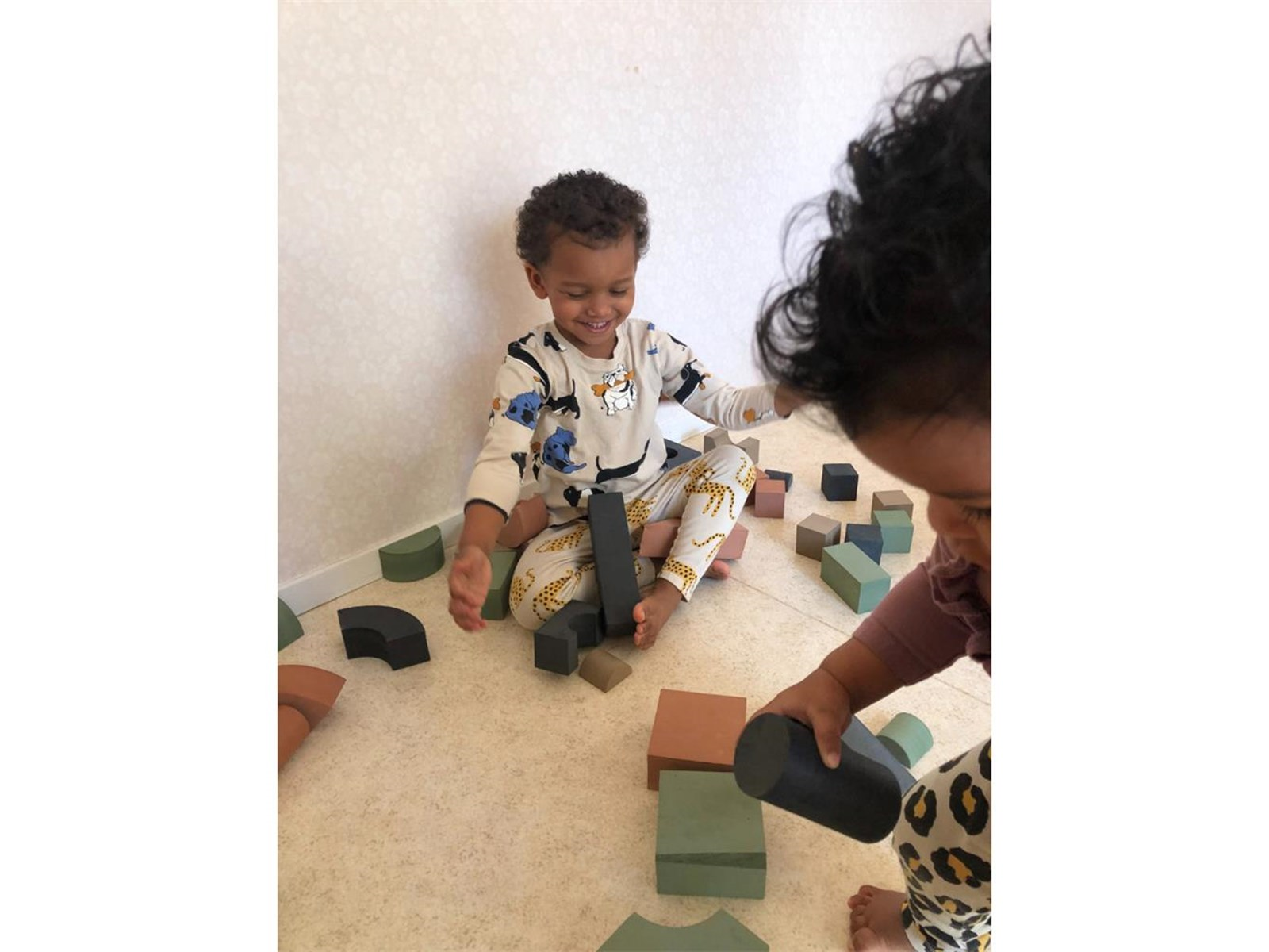 Babytrold Foam building blocks - Antracit - 52 pieces