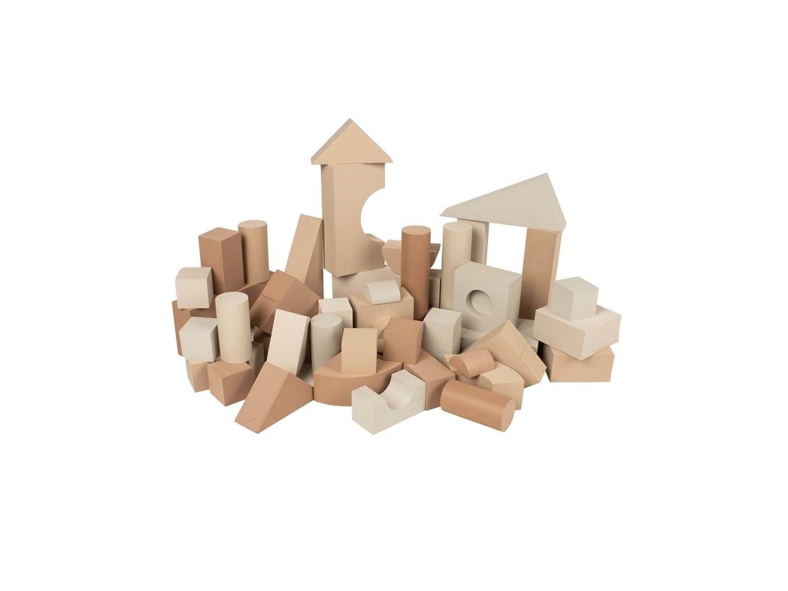 Babytrold Foam building blocks - Sand - 52 pieces