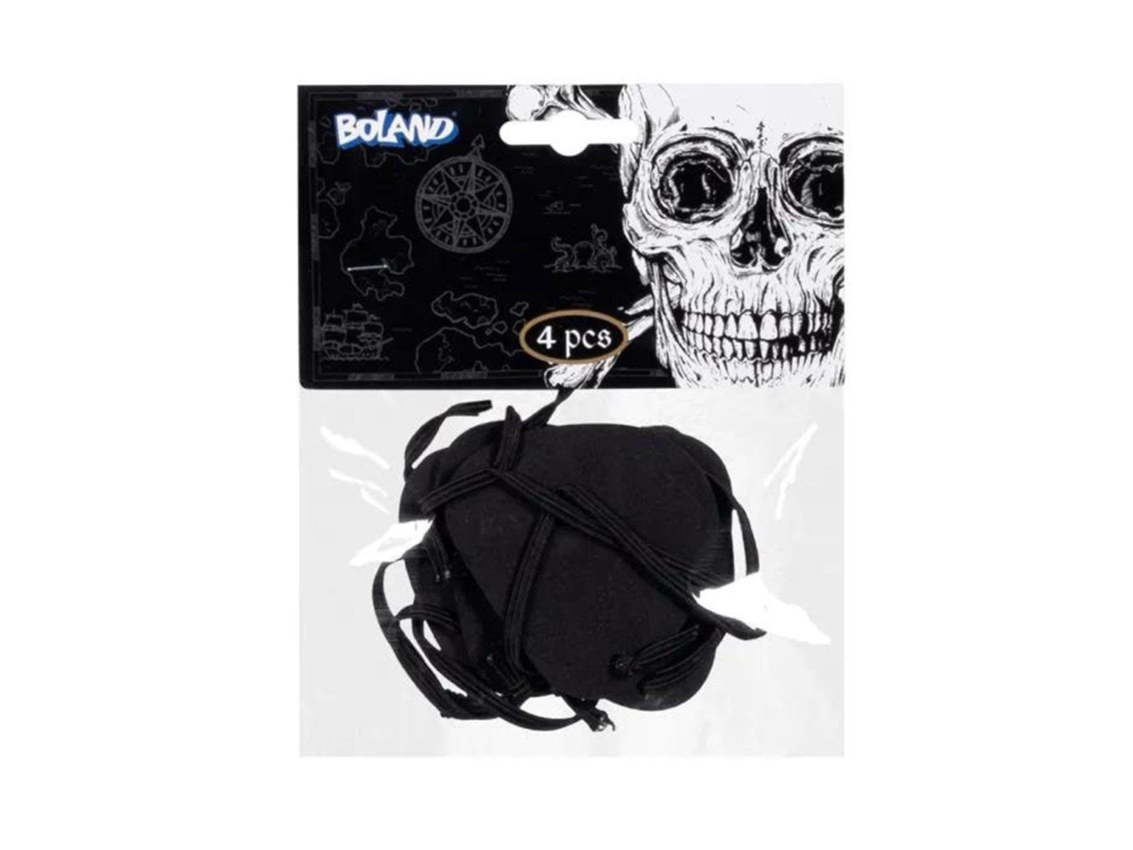 Boland - Eye patches Pirate 4 pcs.