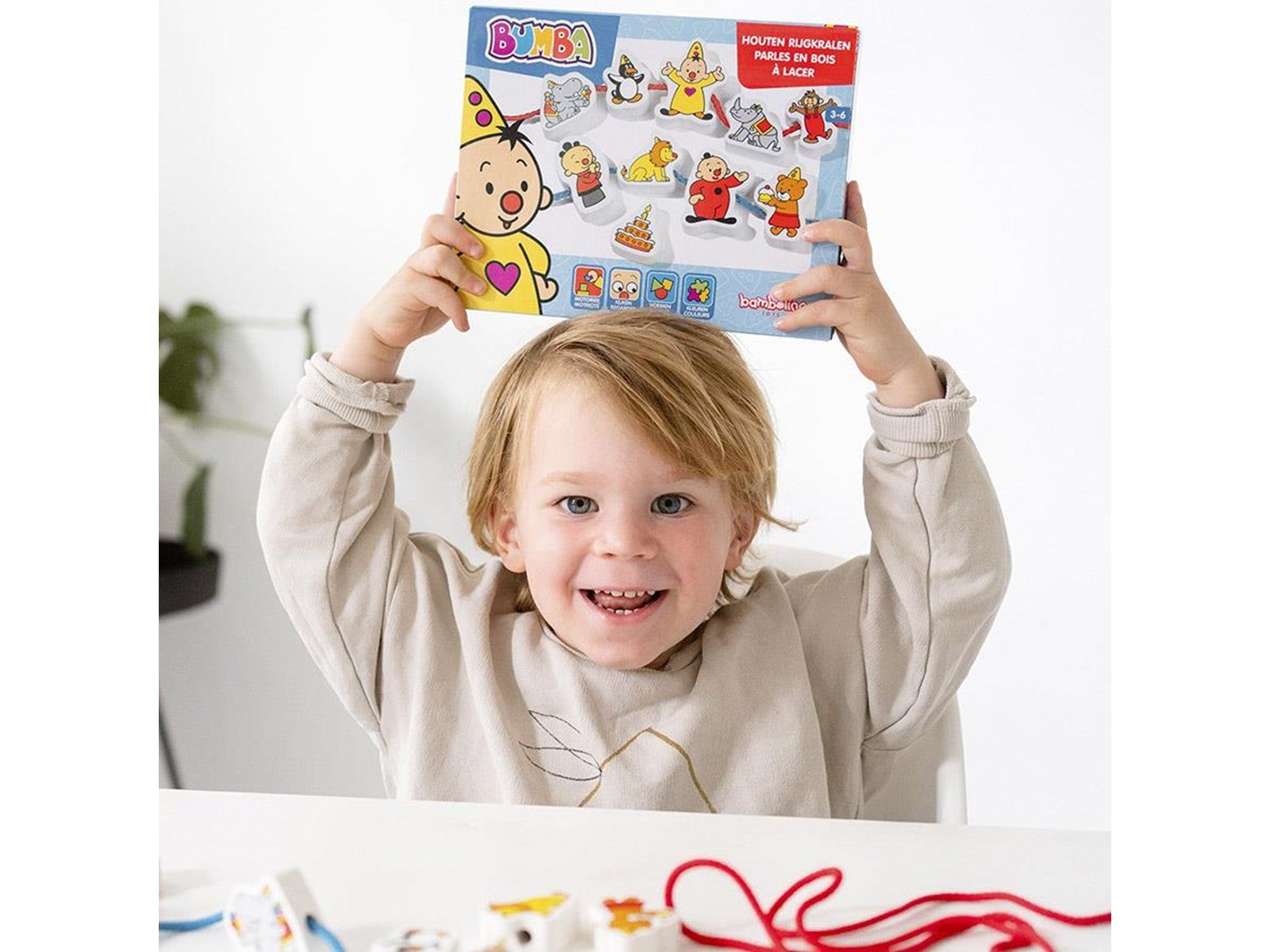 Bambolino Toys Bumba Wooden Stringing Beads