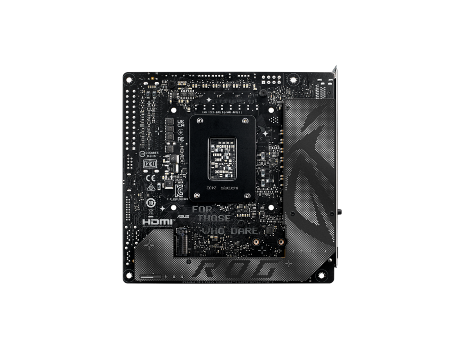 ASUS ROG STRIX B860-I GAMING WIFI Mainboard - Intel B860 - Intel LGA1851 socket - DDR5 RAM - Mini-ITX