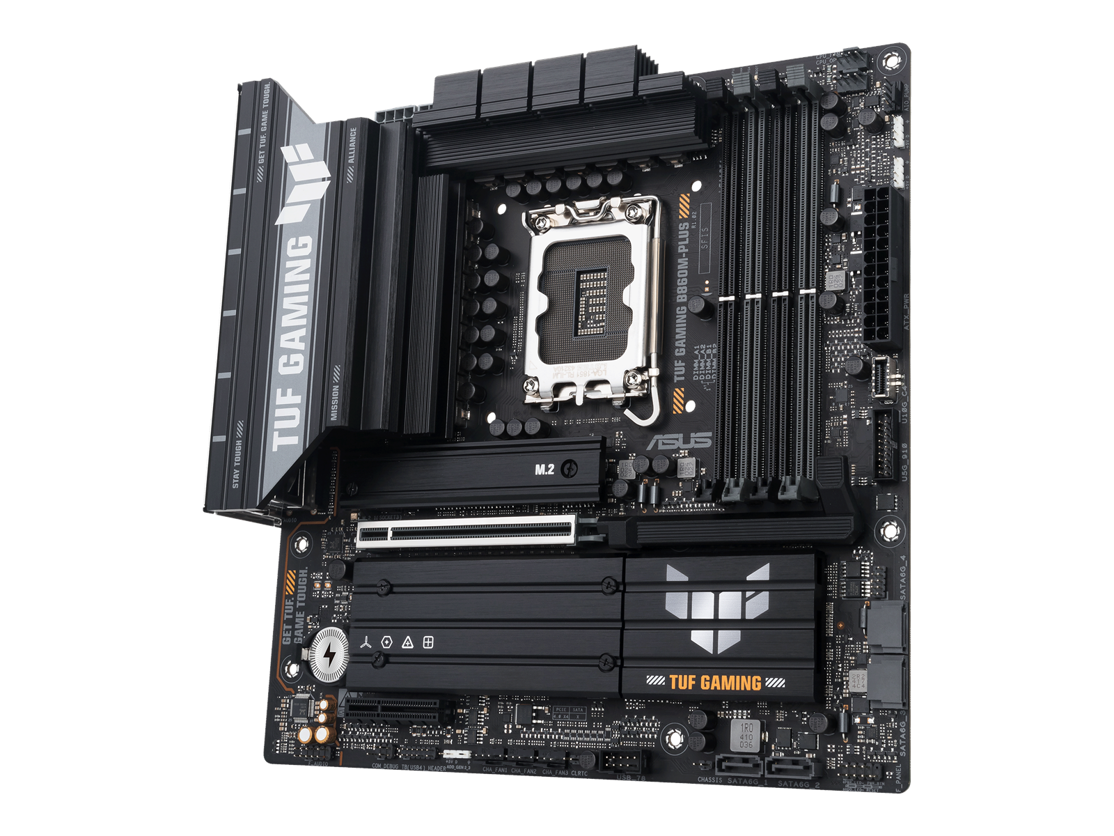 ASUS TUF GAMING B860M-PLUS Mainboard - Intel B860 - Intel LGA1851 socket - DDR5 RAM - Micro-ATX