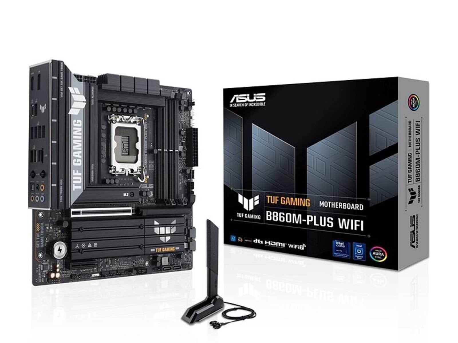 ASUS TUF GAMING B860M-PLUS WIFI Mainboard - Intel B860 - Intel LGA1851 socket - DDR5 RAM - Micro-ATX