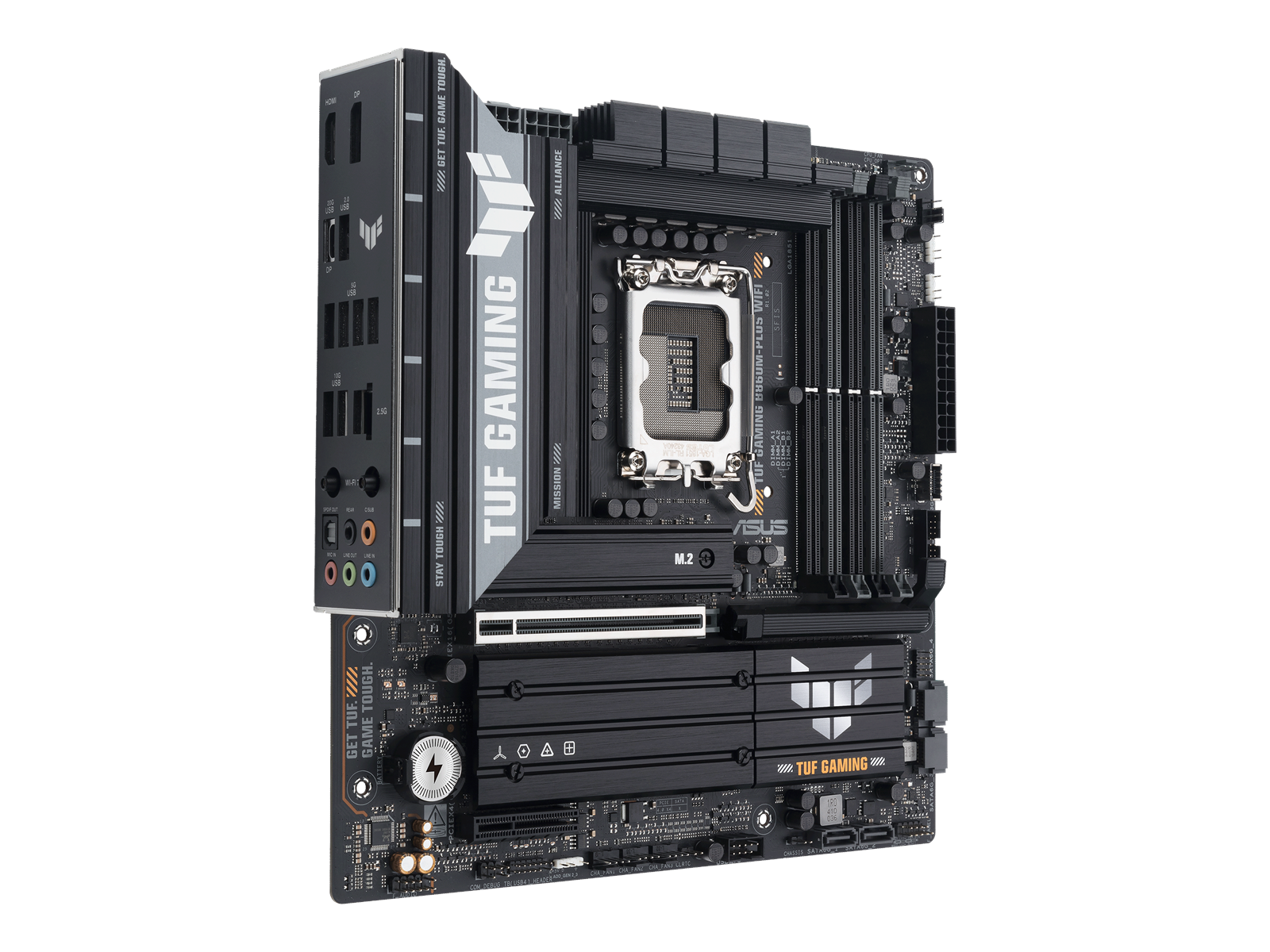 ASUS TUF GAMING B860M-PLUS WIFI Mainboard - Intel B860 - Intel LGA1851 socket - DDR5 RAM - Micro-ATX