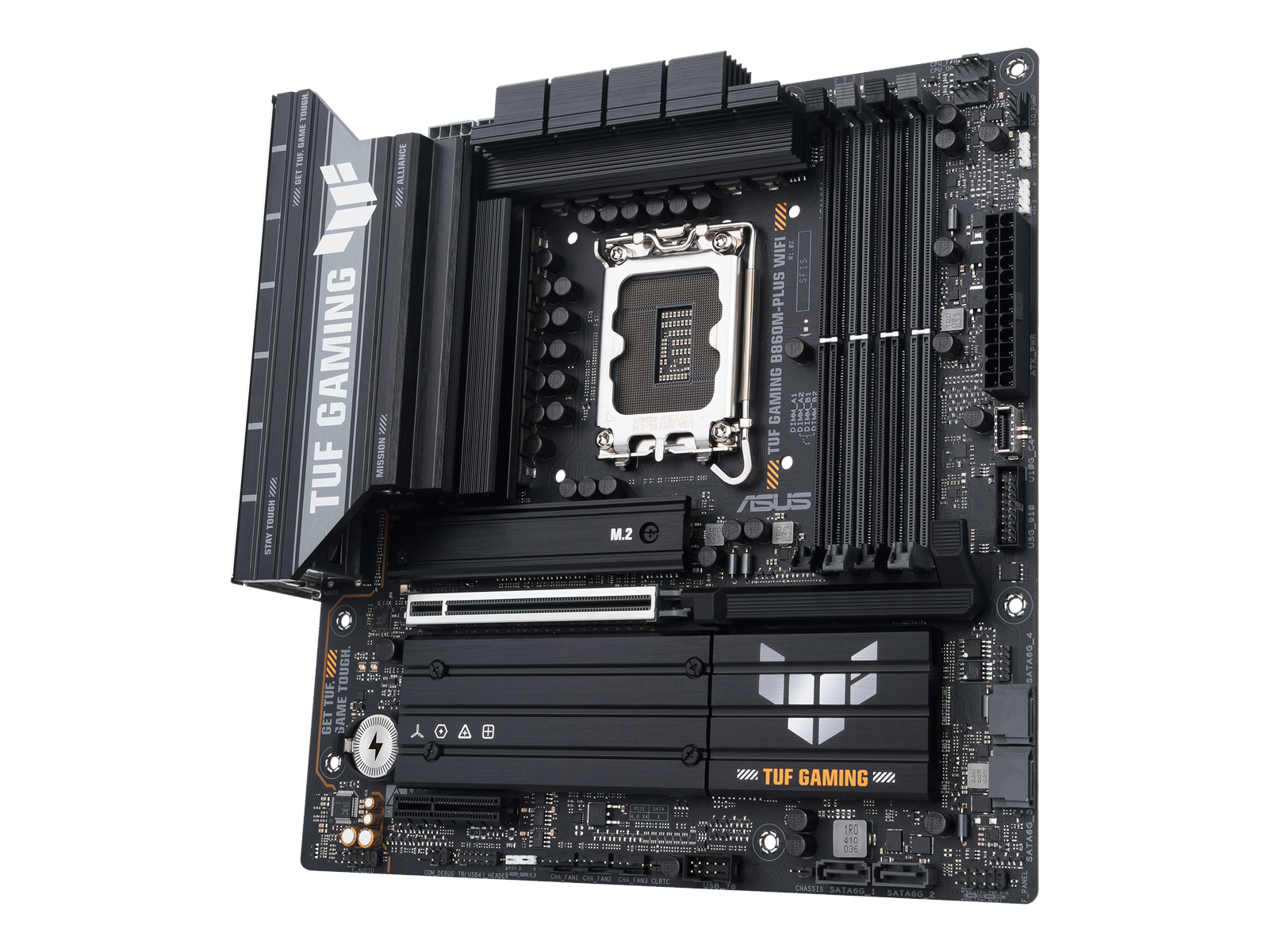ASUS TUF GAMING B860M-PLUS WIFI Mainboard - Intel B860 - Intel LGA1851 socket - DDR5 RAM - Micro-ATX