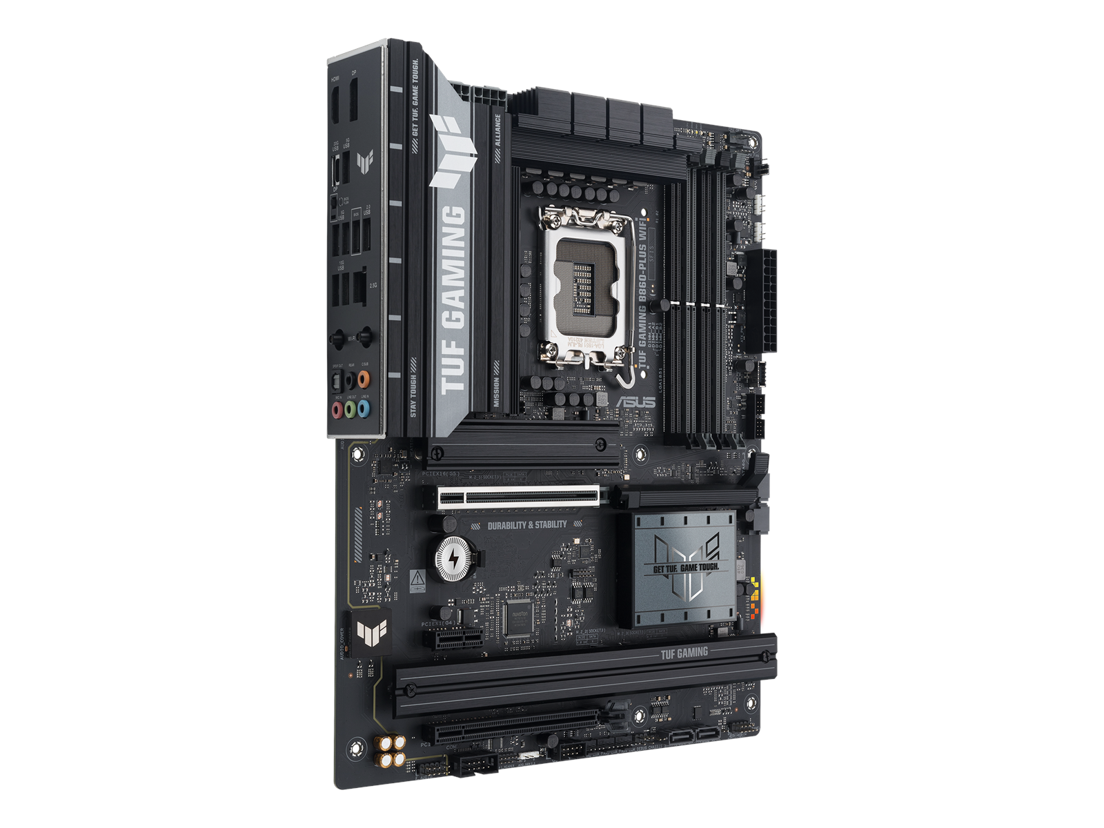 ASUS TUF GAMING B860-PLUS WIFI Mainboard - Intel B860 - Intel LGA1851 socket - DDR5 RAM - ATX