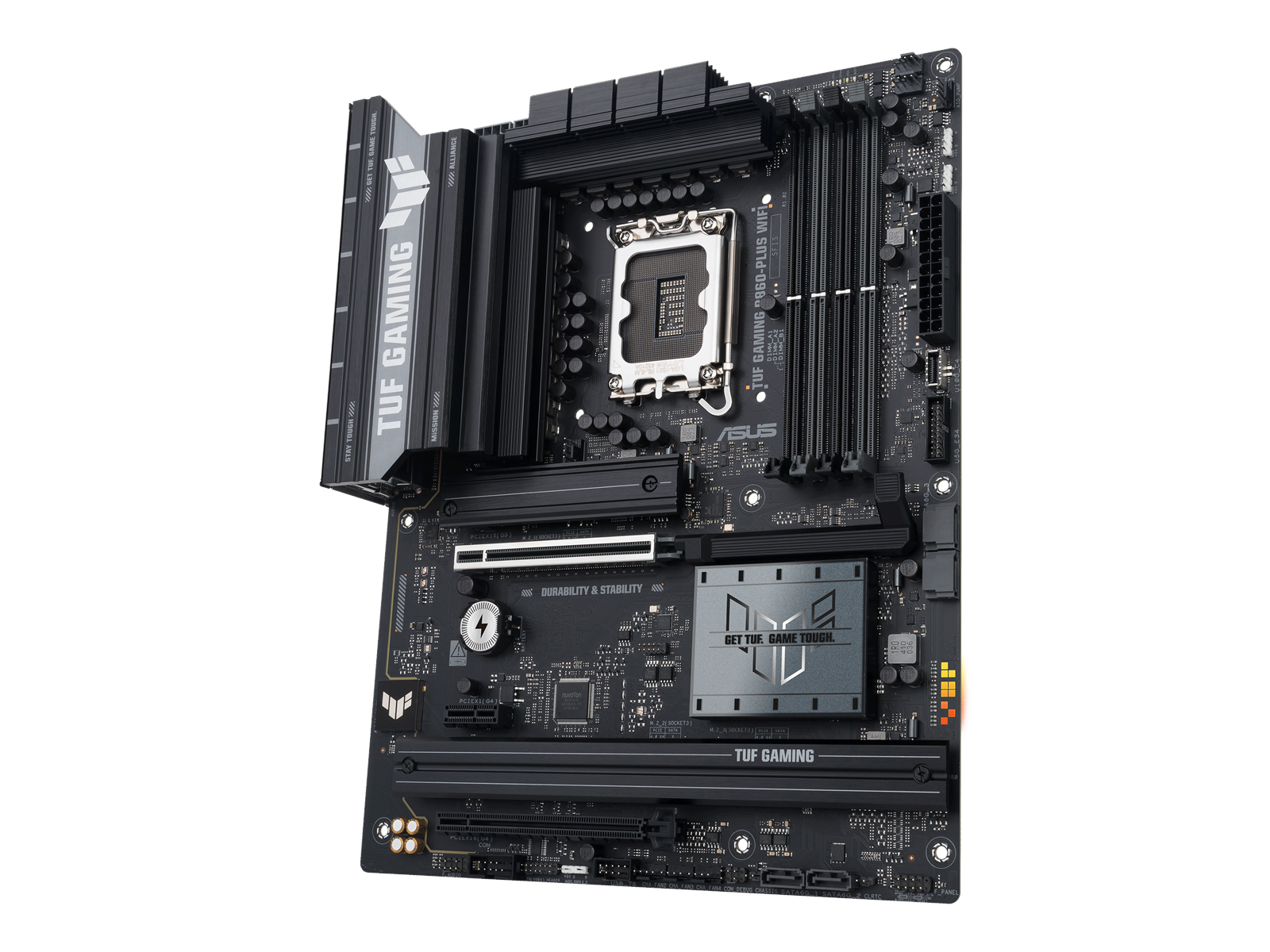 ASUS TUF GAMING B860-PLUS WIFI Mainboard - Intel B860 - Intel LGA1851 socket - DDR5 RAM - ATX