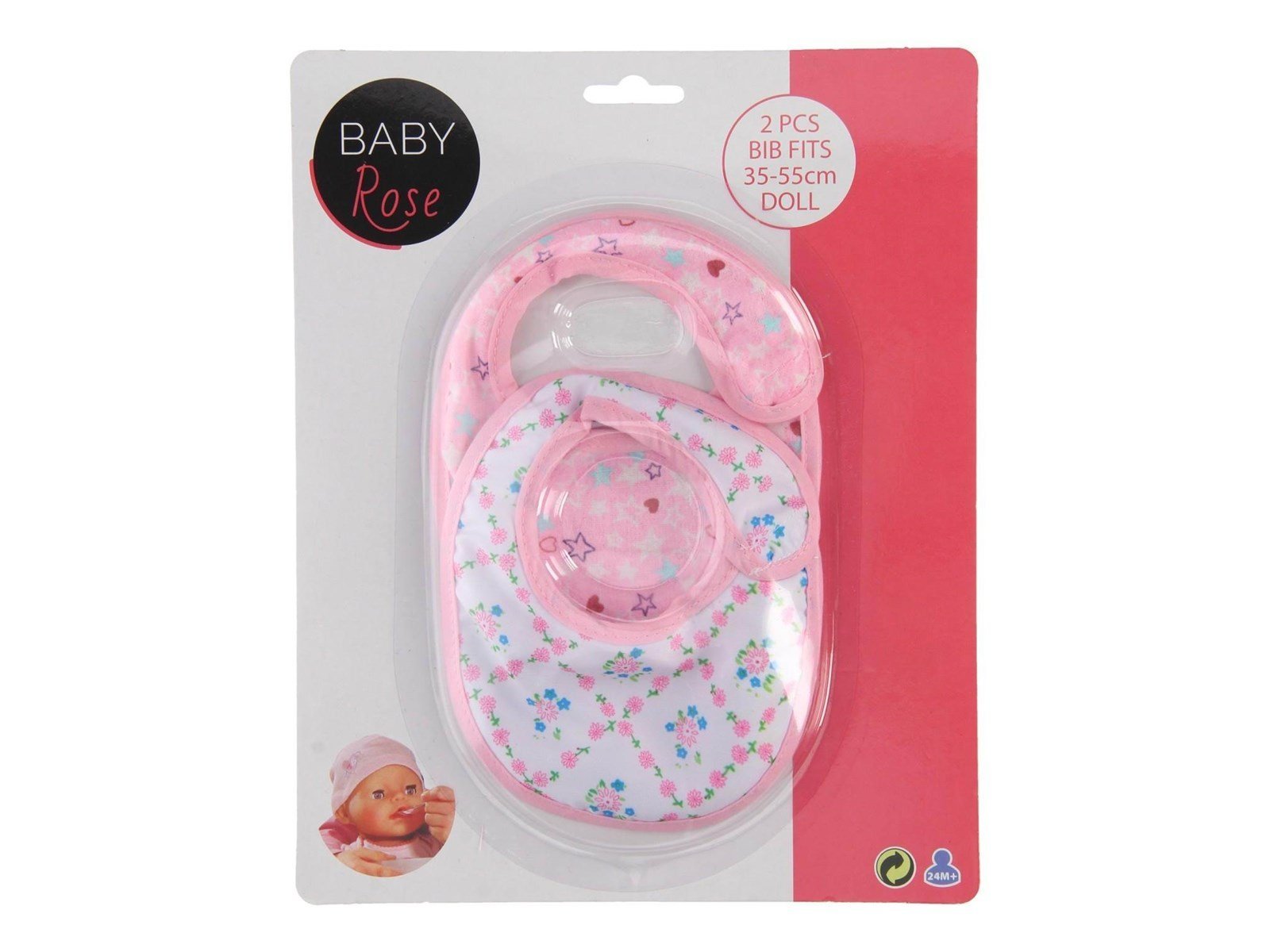 Baby Rose Bibs 2pcs.