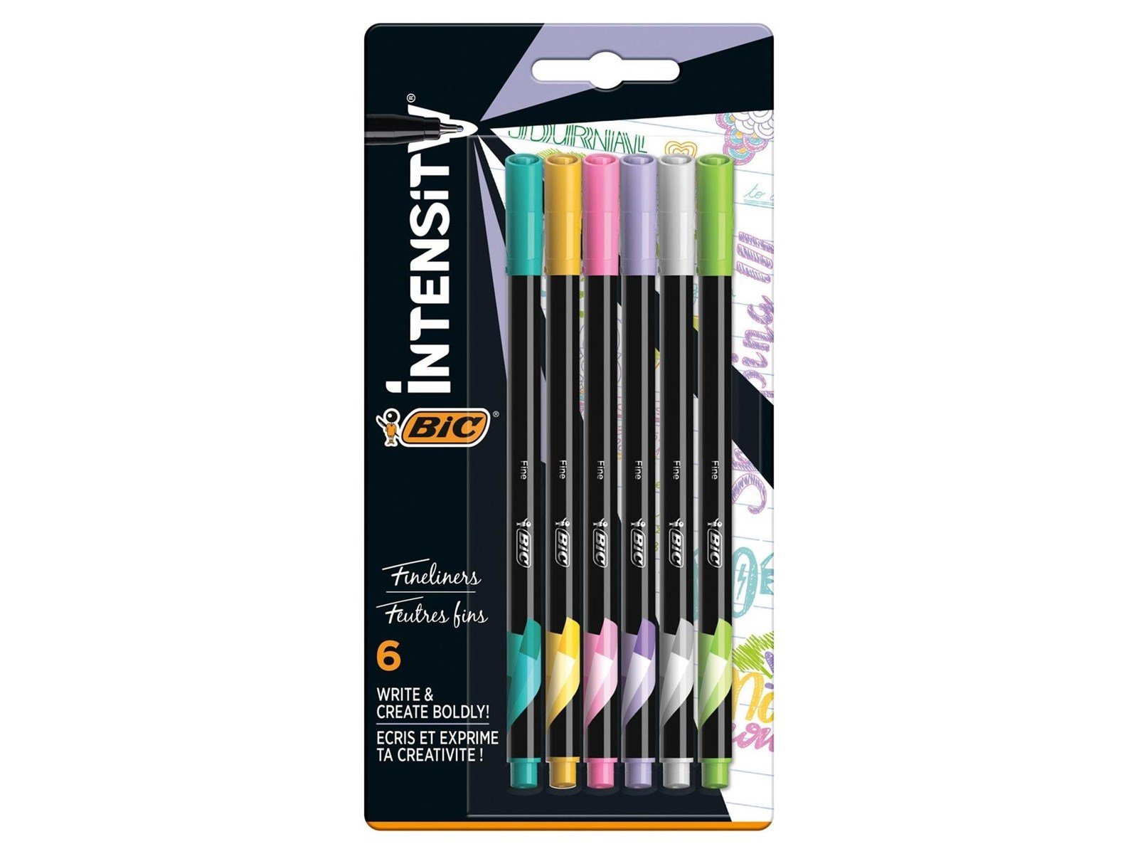 BIC Intensity Fineliners Pastel 6 pcs.