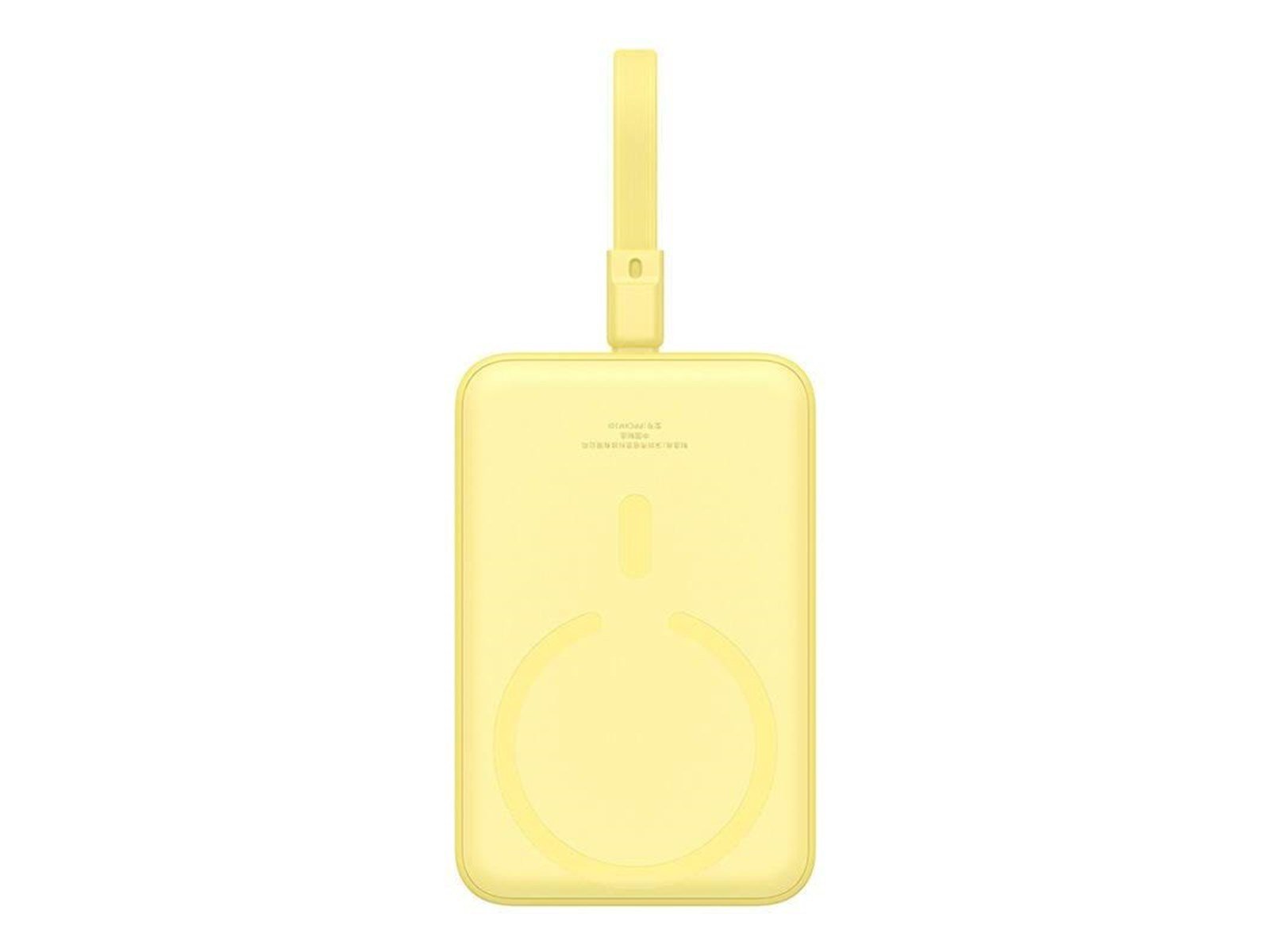 Baseus Magnetic Mini 10000mAh 20W MagSafe Magnetic Power Bank (Yellow) Powerbank (Akku) - Gelb - 10000 mAh