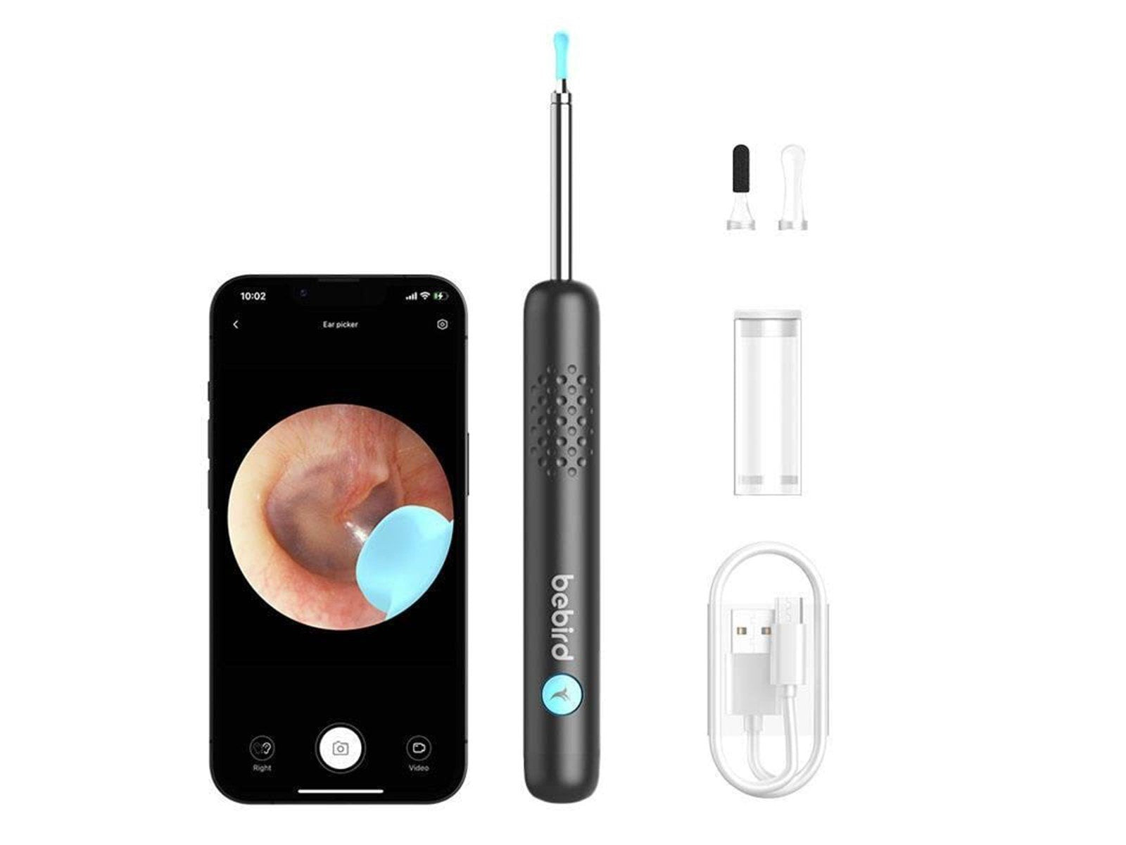 Bebird R1 ear cleaning otoscope with camera (black)