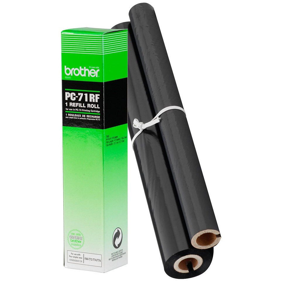 Brother PC71RF - Farbband - 1 - 144 Seiten - für FAX T104, T106, T74, T76, T78 MFC J435W