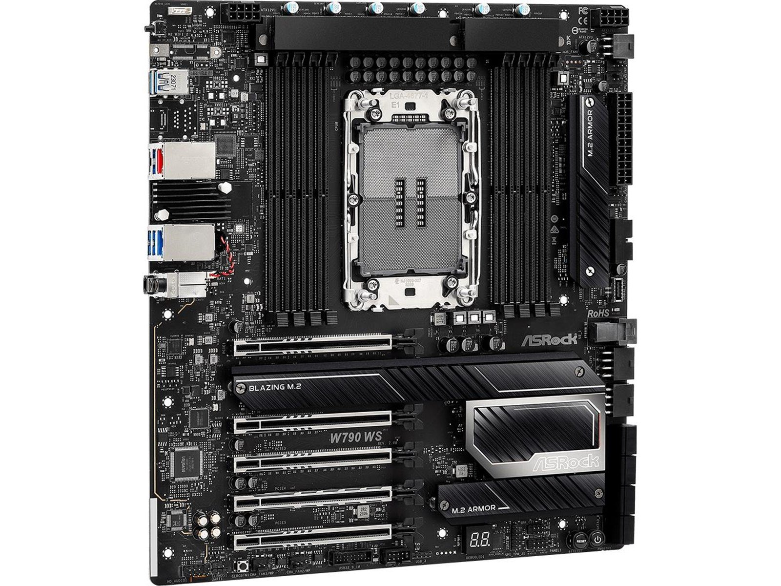 ASRock W790 WS R2.0 Mainboard - Intel W790 - Intel LGA4677 socket - DDR5 RAM - Extended ATX