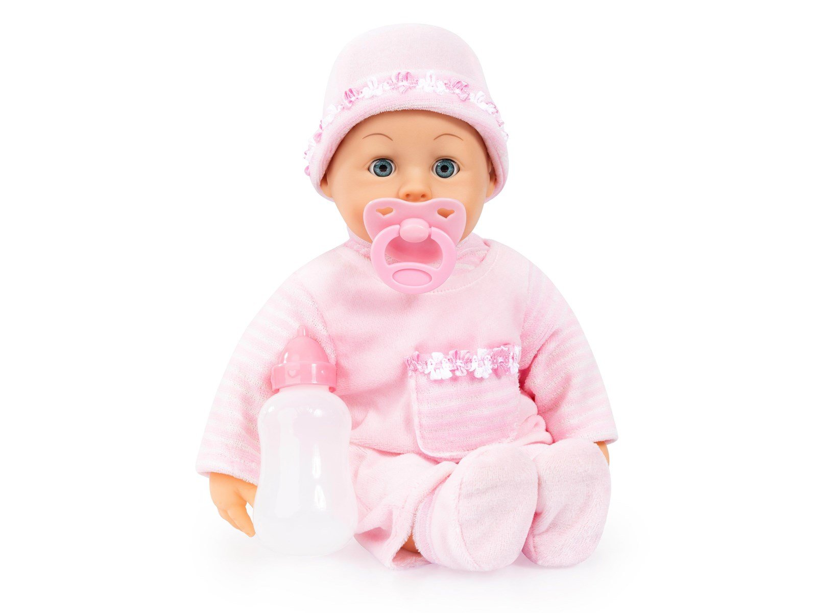Bayer Design Baby Doll - First Word Baby soft pink 38 cm