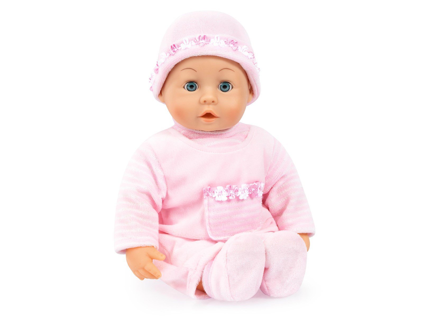 Bayer Design Baby Doll - First Word Baby soft pink 38 cm