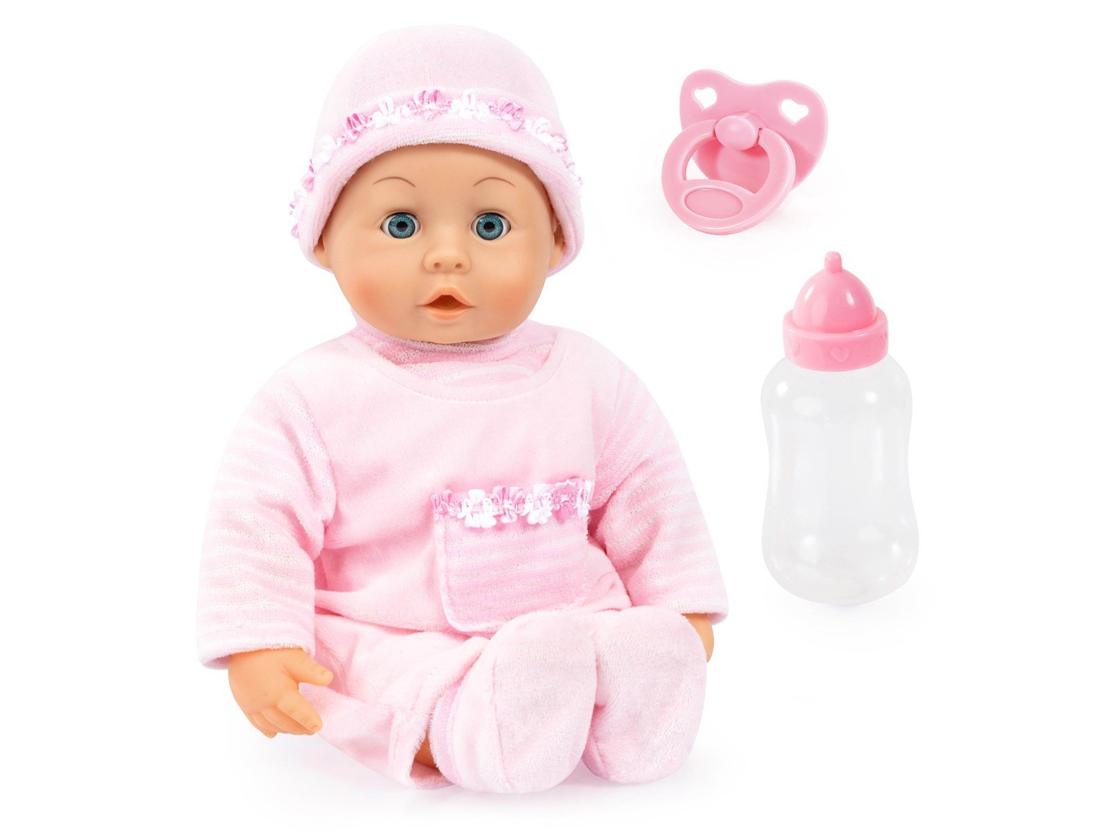 Bayer Design Baby Doll - First Word Baby soft pink 38 cm