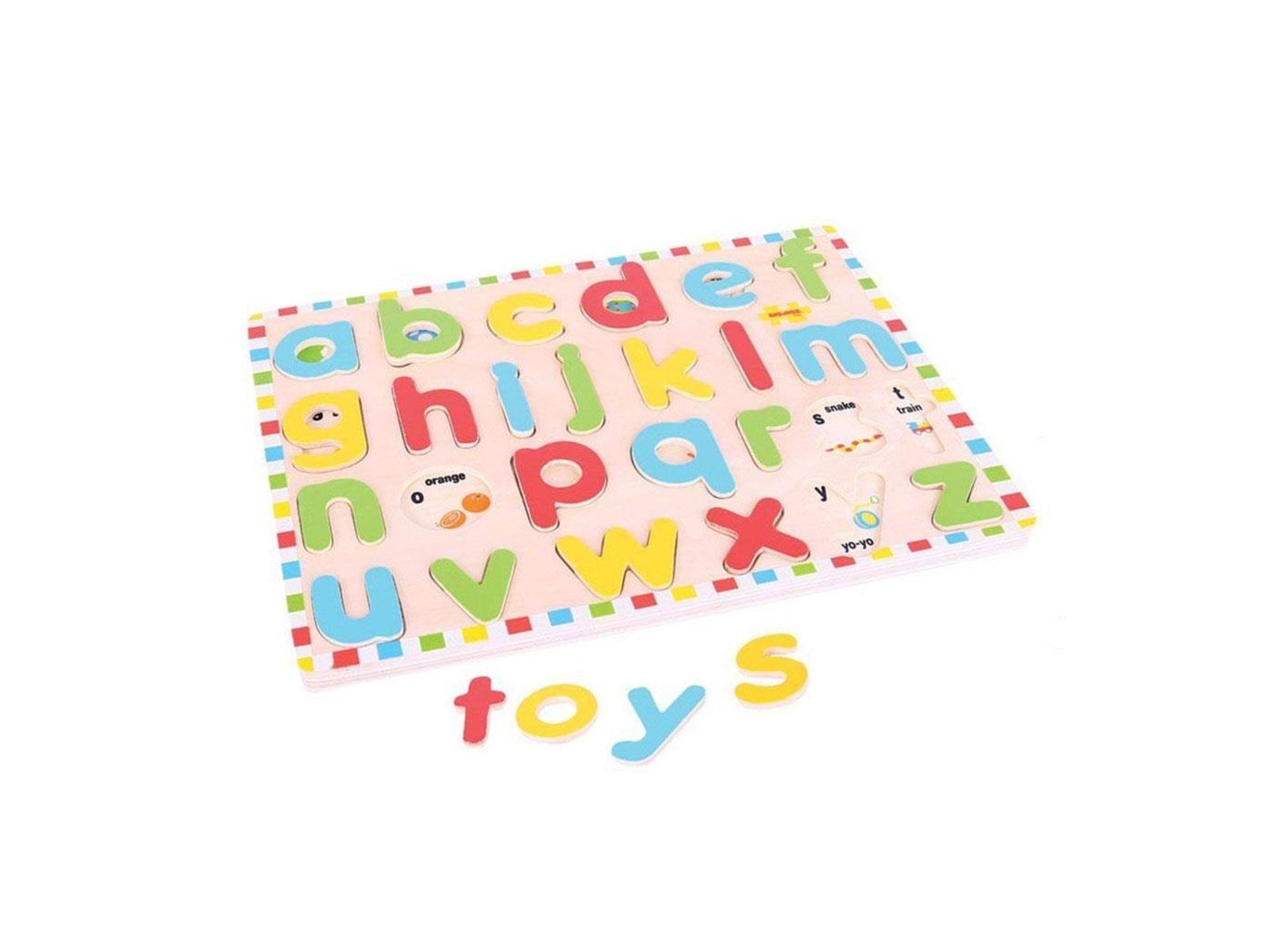 Bigjigs Wooden Puzzle Alphabet 26pcs. Holz