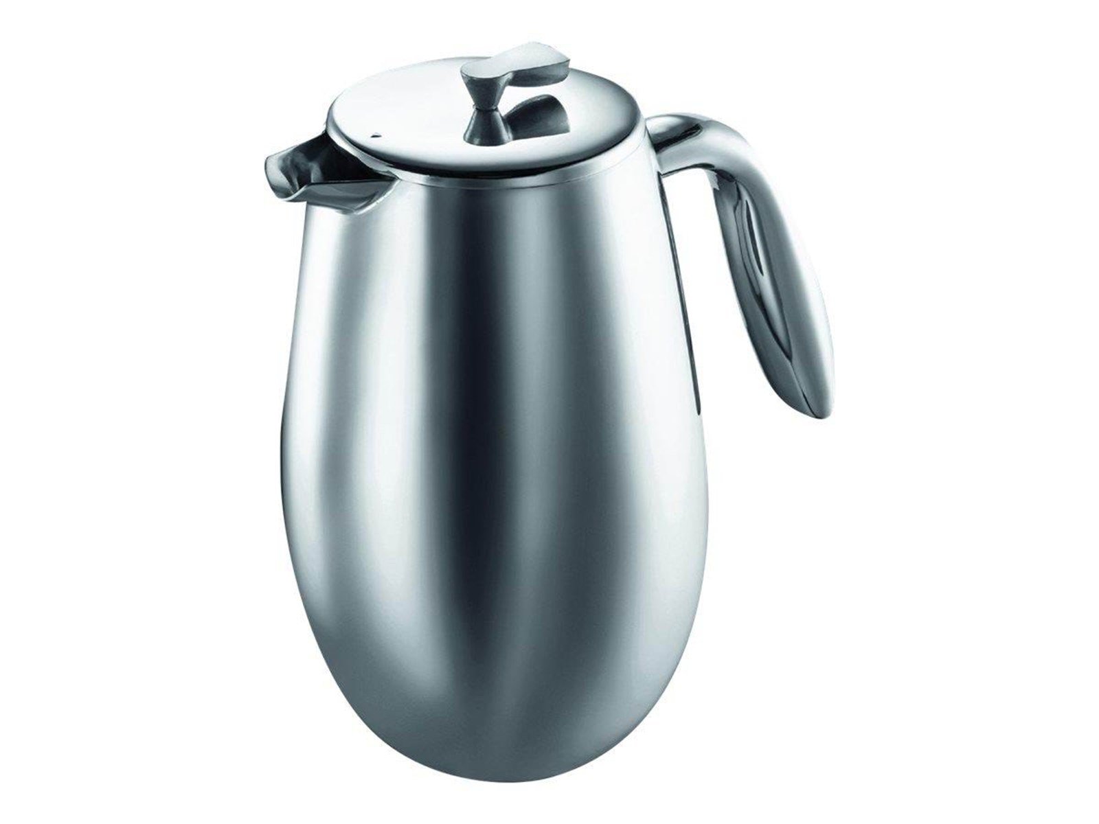 BODUM Columbia - french press - shiny - Size 13.5 x 18.5 cm - Height 21 cm - 1 L - Chrome