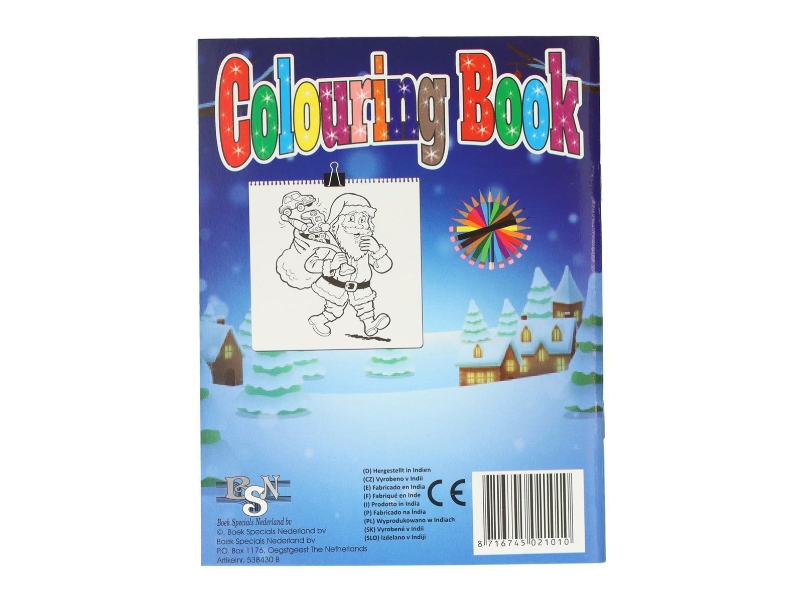 Boek Specials Nederland BV - Coloring book Christmas 64 pages.