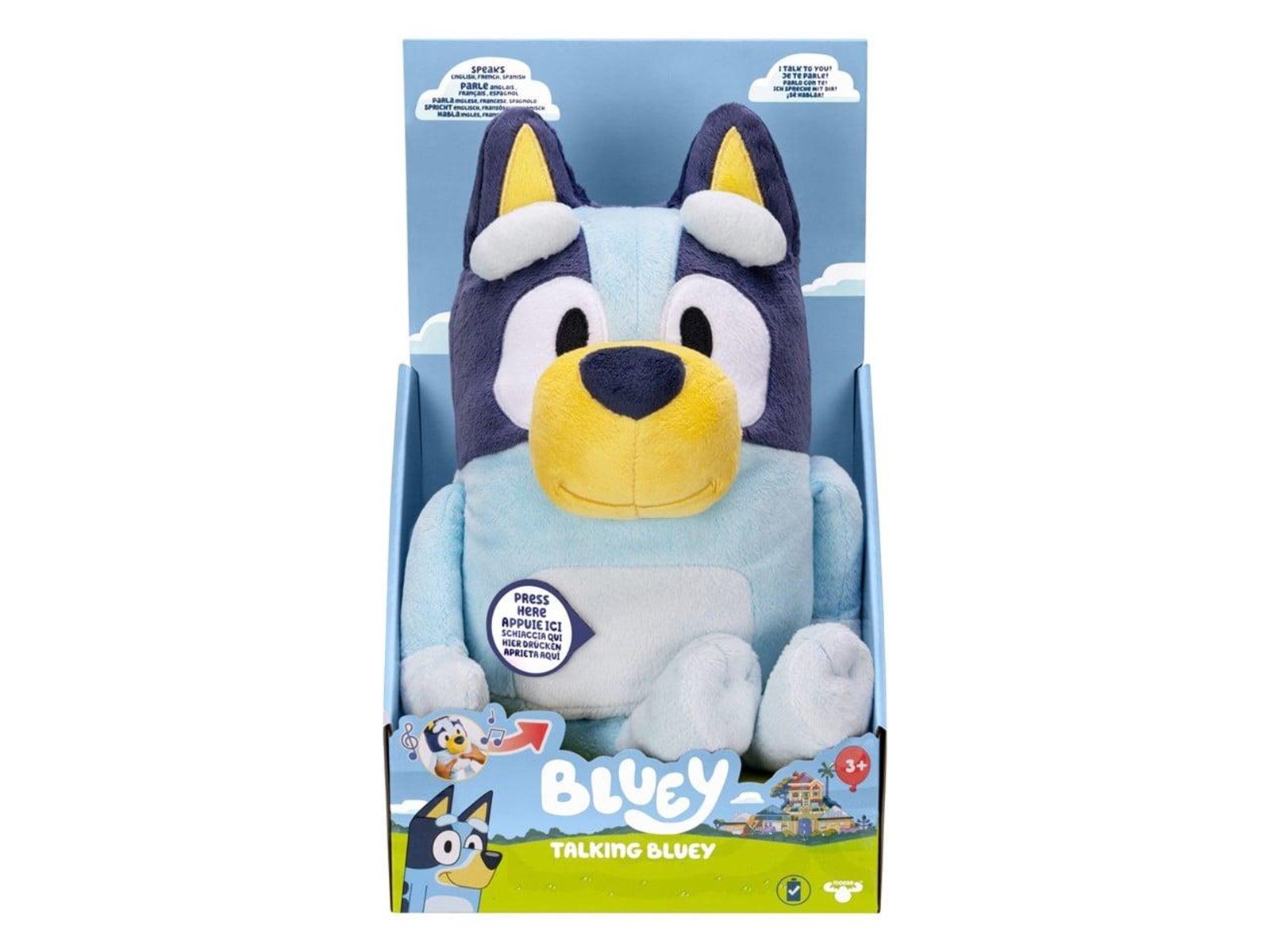 Bluey Talking Plush  31 cm DK/SE/GB