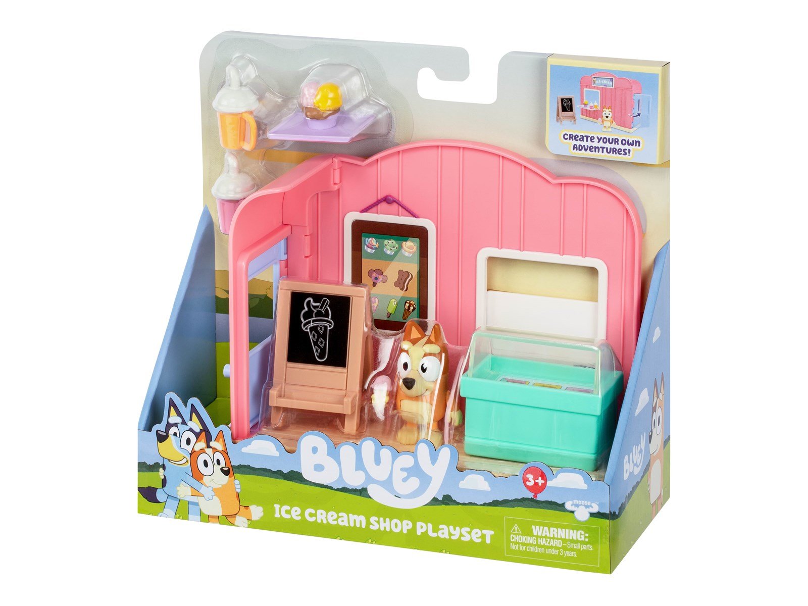 Bluey Mini Playset Ice Cream Shop
