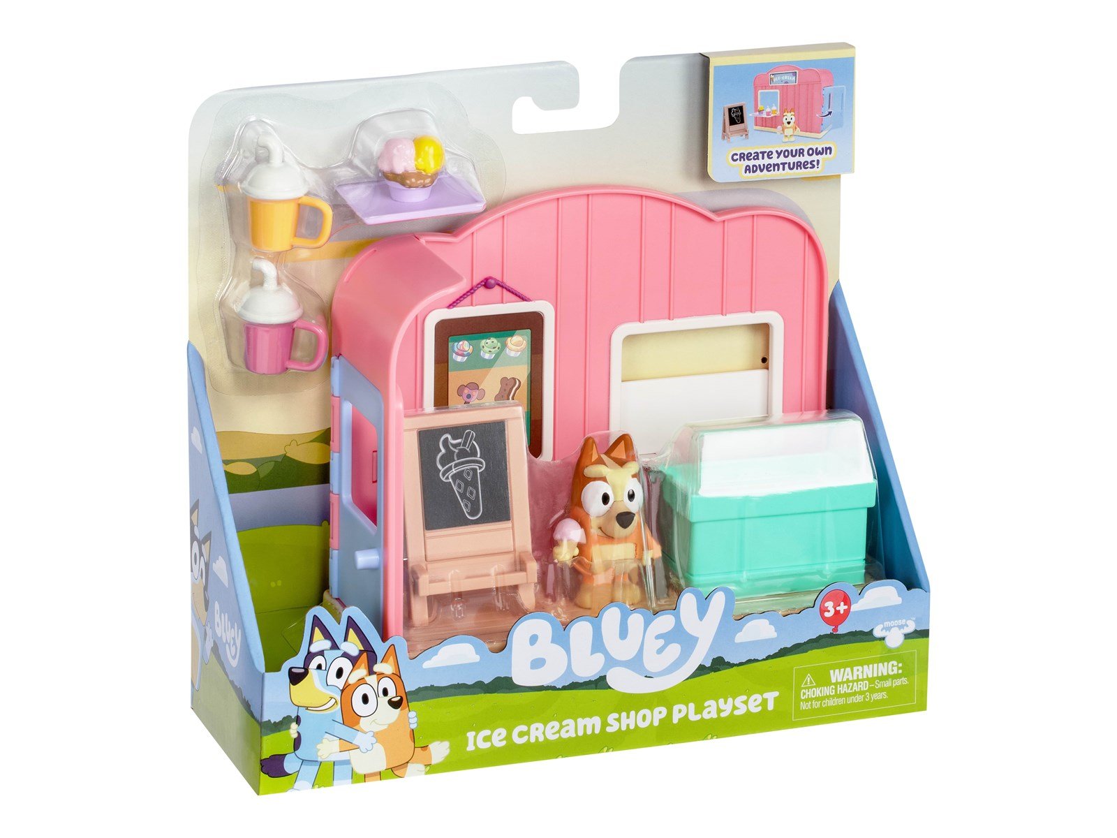 Bluey Mini Playset Ice Cream Shop