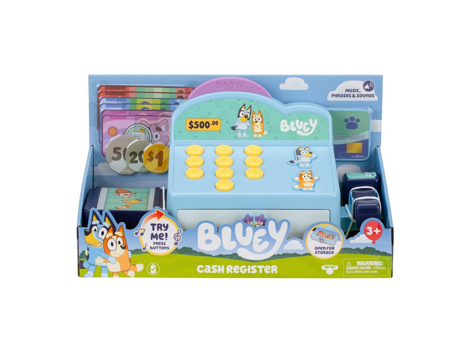 Bluey Cash Register with interactive sounds