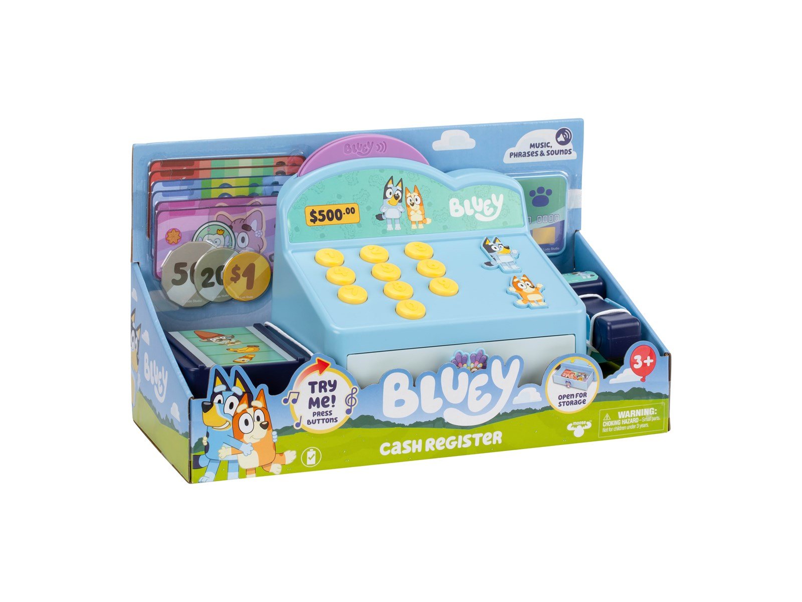 Bluey Cash Register with interactive sounds