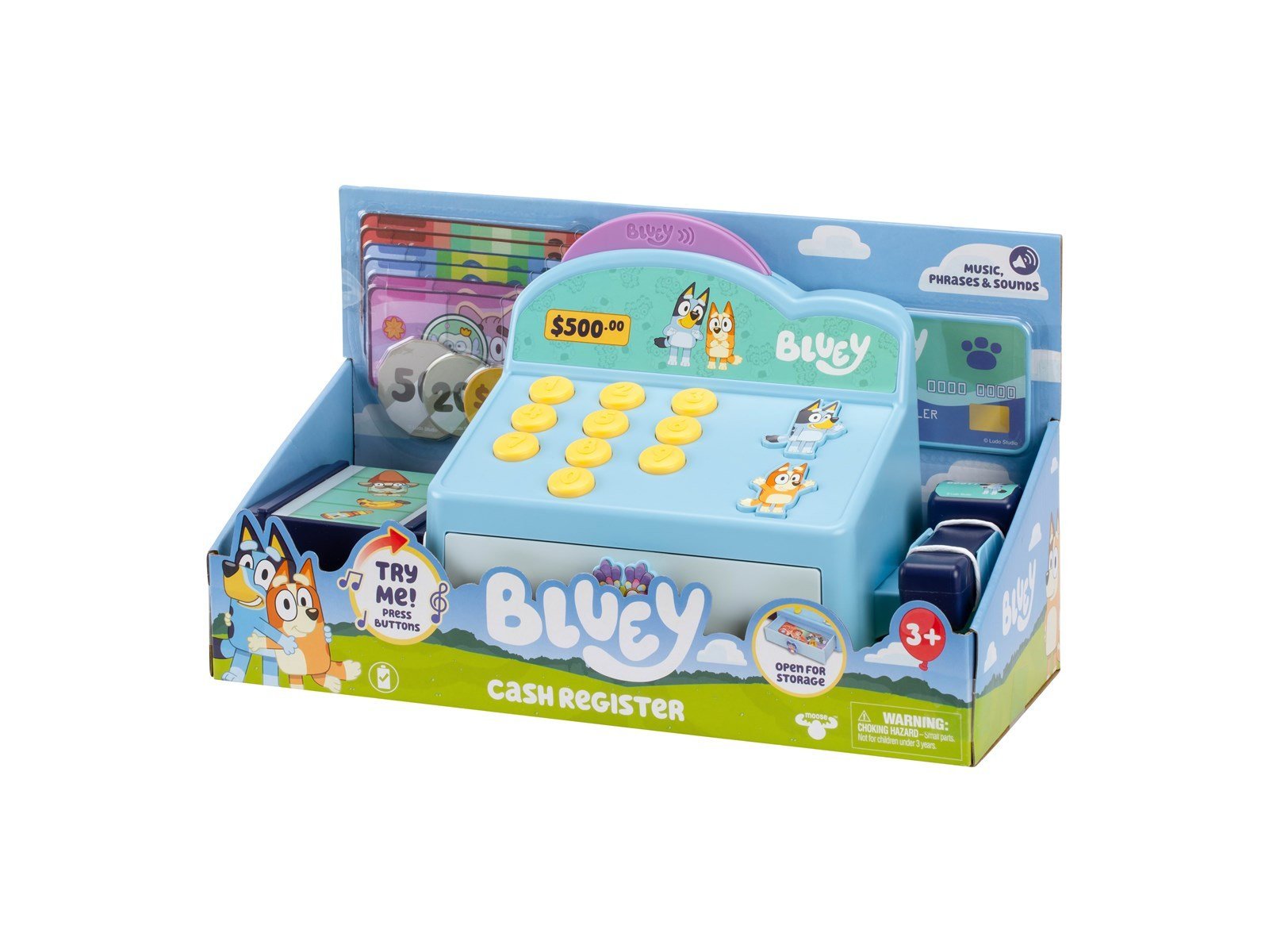 Bluey Cash Register with interactive sounds