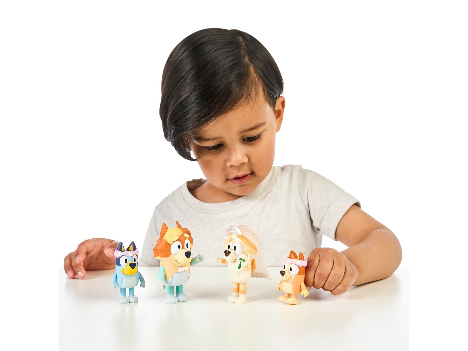 Bluey Figure 4-Pack Wedding Time