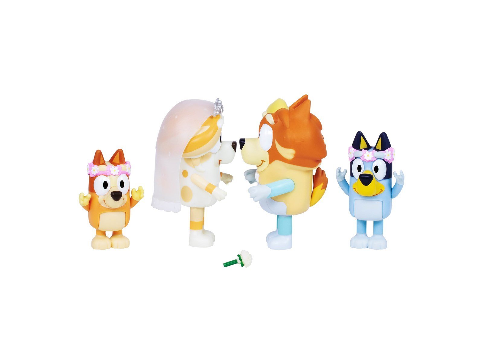 Bluey Figure 4-Pack Wedding Time