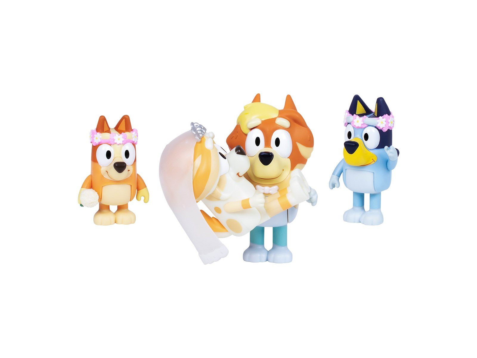 Bluey Figure 4-Pack Wedding Time
