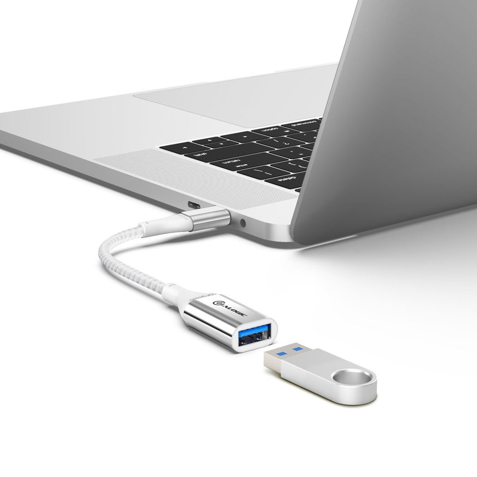 Alogic Adapter USB-C 3.1 Super  -> USB-A              silber