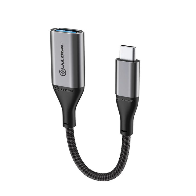 Alogic Adapter USB-C 3.1 Super  -> USB-A                grau