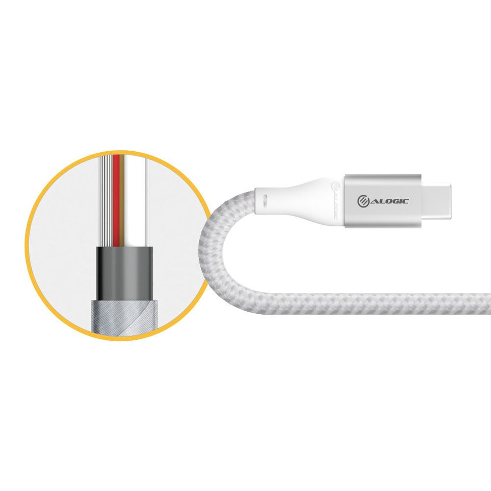 Alogic Adapter USB-C 3.1 Super  -> USB-A              silber