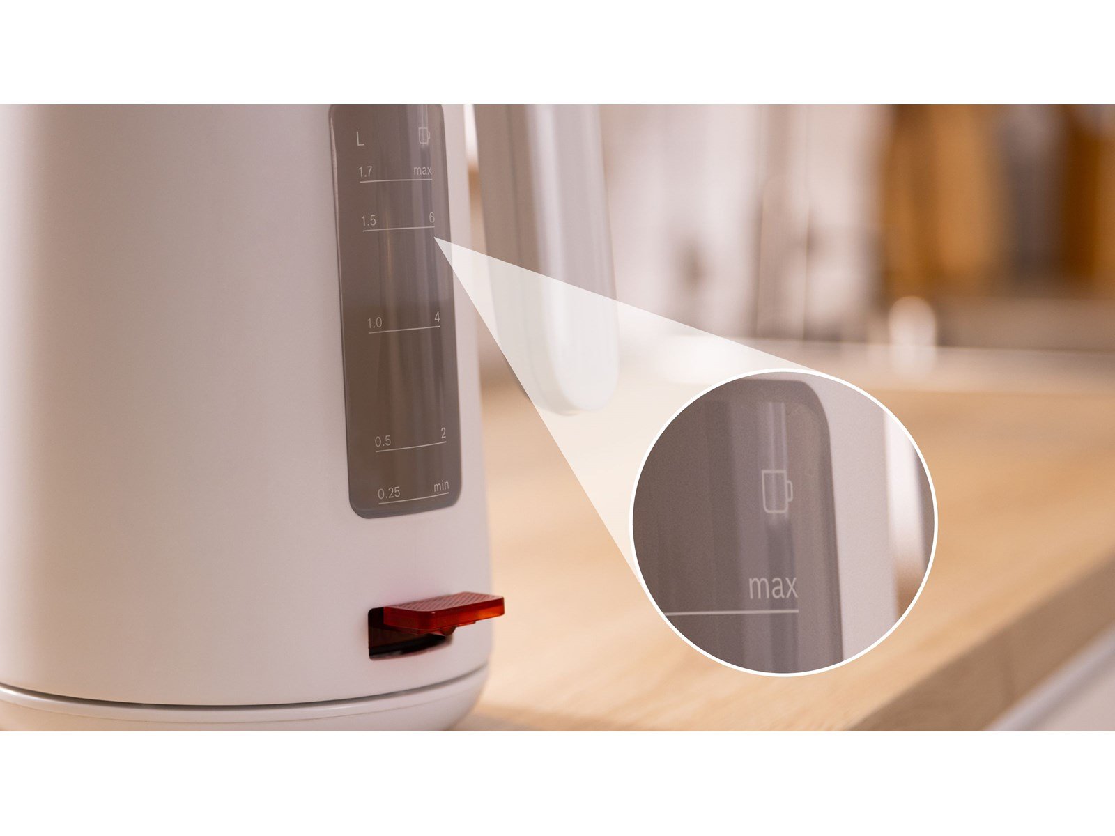 Bosch Wasserkocher My Moment TWK2M161 - Weiß - 2400 W