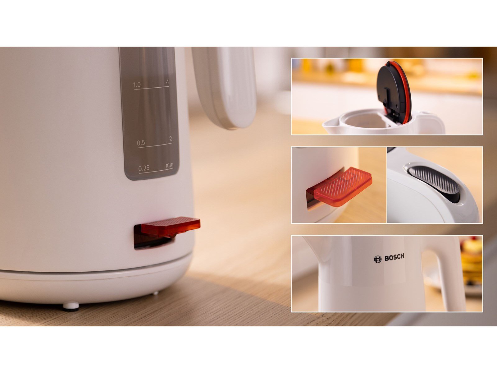 Bosch Wasserkocher My Moment TWK2M161 - Weiß - 2400 W